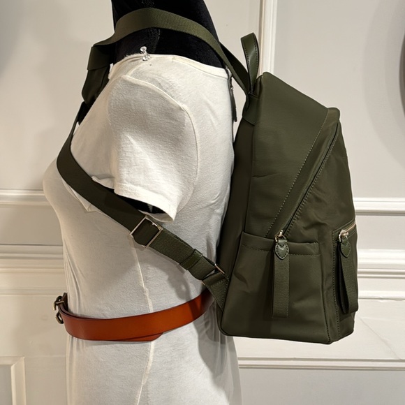 Kate Spade Backpack Chelsea Olive Green Backpack EUC - Picture 9 of 17